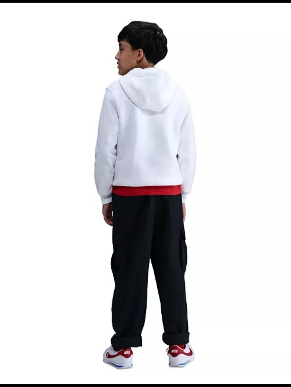 Nike SEALED! NWT! Big Kids Sportswear Club Fleece Chenille Logo Hoodie. Sz XL. - Picture 3 of 10